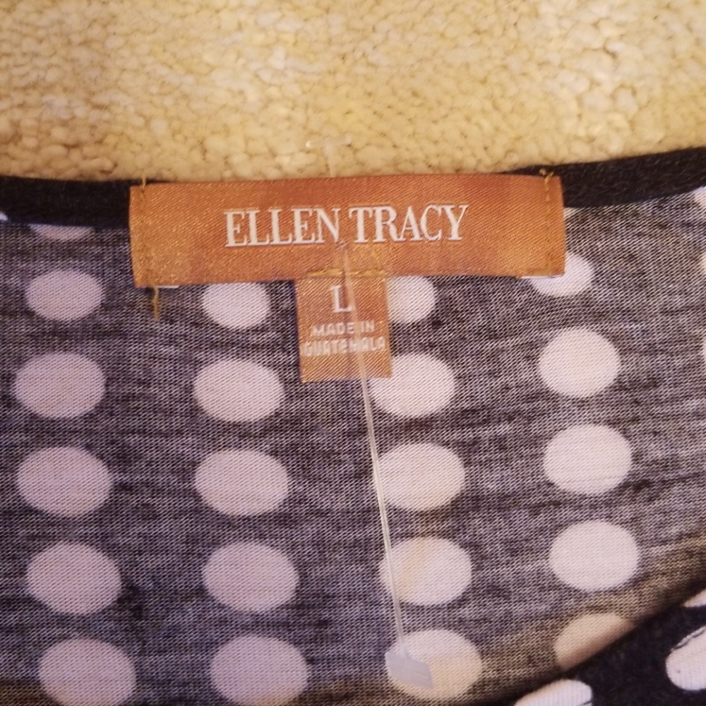 Ellen Tracy Shirt Sz Large Short Sleeve - Picture 3 of 4